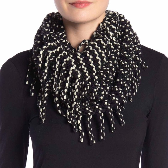 jill555 Accessories - Fringe Infinity scarf NWT
